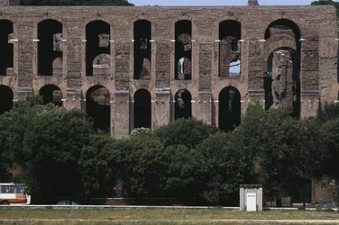 Vue du Palatin depuis le Circus Maximus